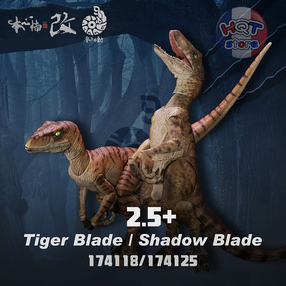 Mô Hình Khủng Long Raptor 2.5+ Benxin Nanmu Smart Series Action Fig
