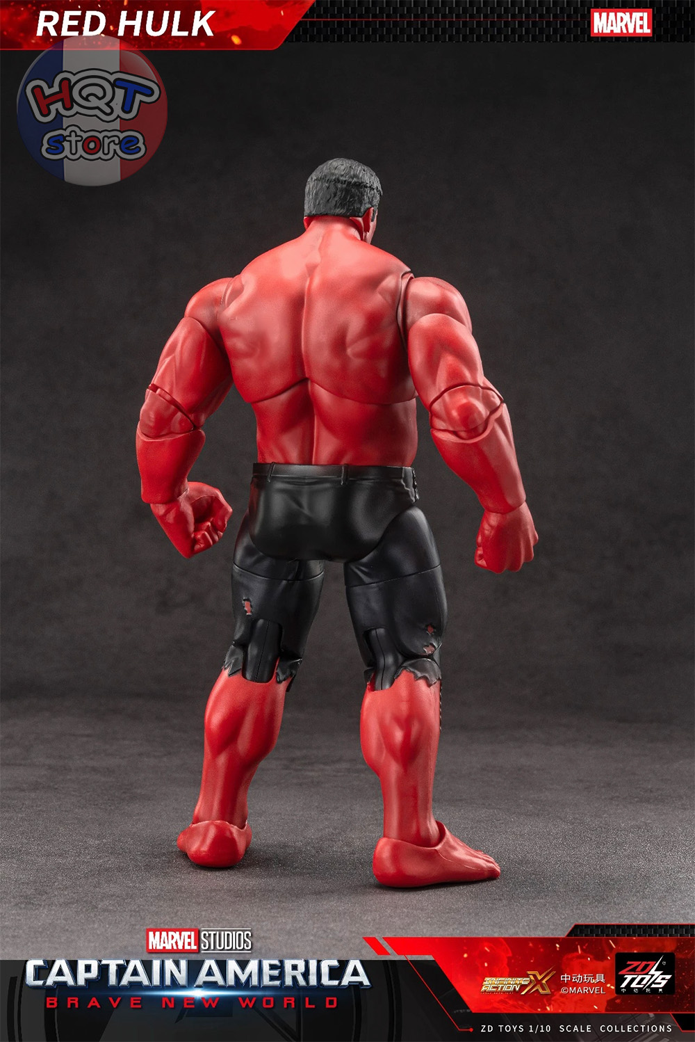 Mô hình Red Hulk ZD Toys 1/10 Brave New World 2025