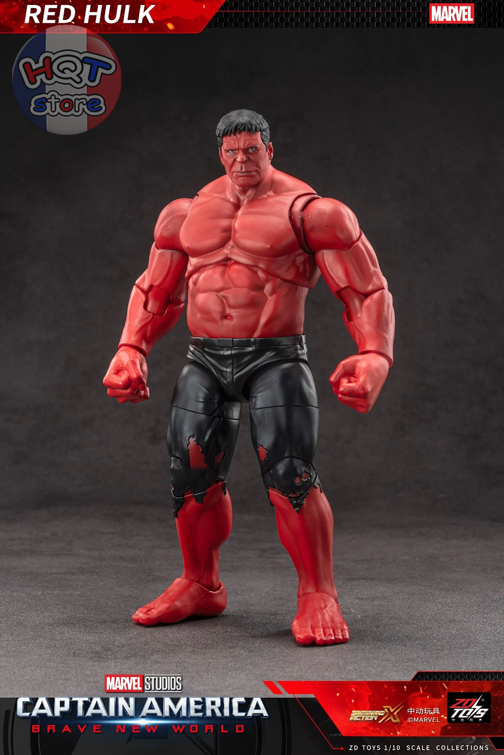 Mô hình Red Hulk ZD Toys 1/10 Brave New World 2025