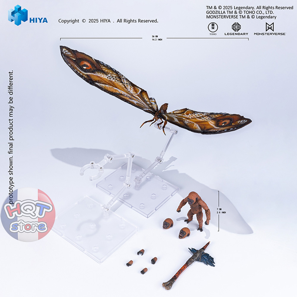 Mô hình Suko Mothra Premium Set Hiya Toys Godzilla x Kong