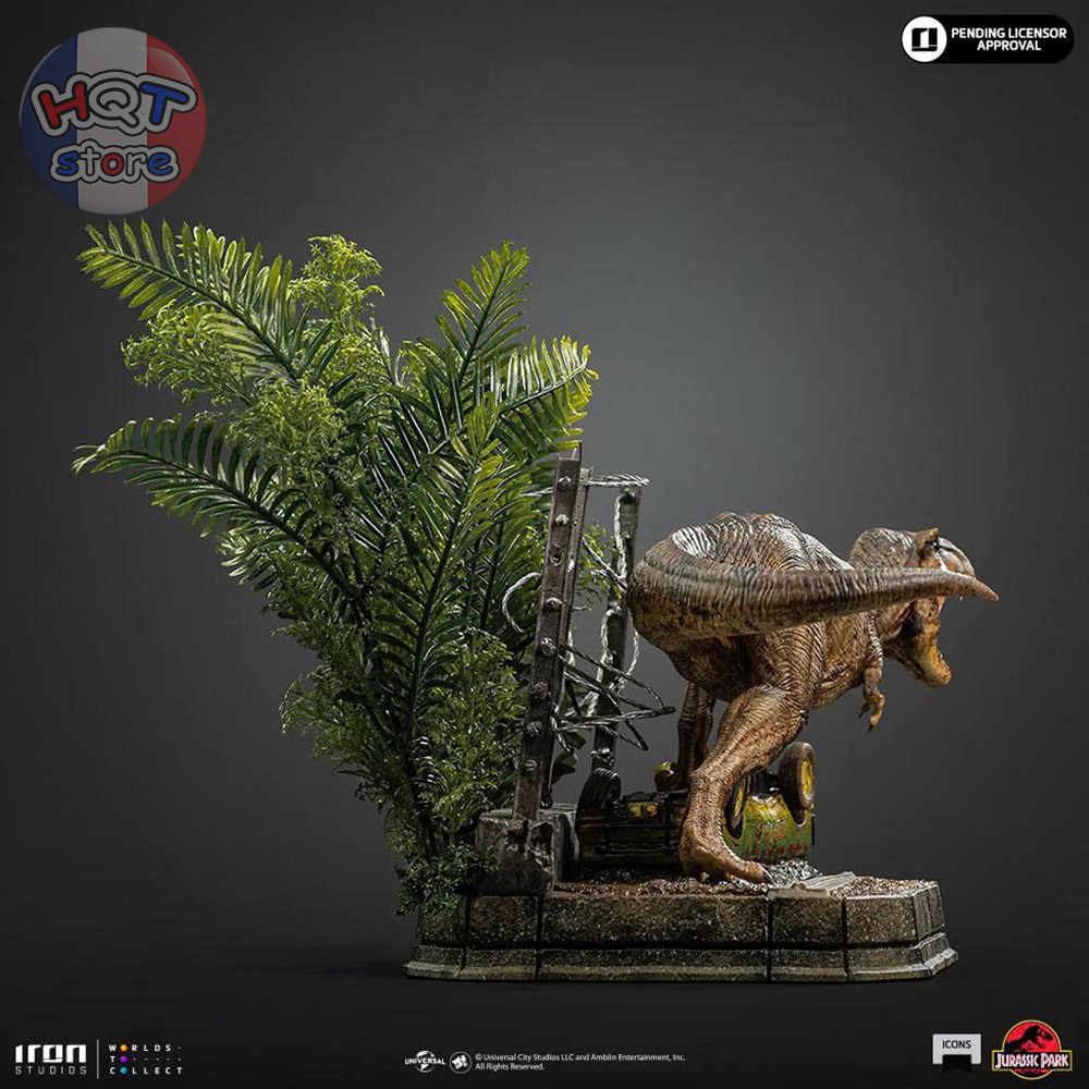 Mô hình T-Rex Breakout Set A Jurassic Park Iron Studios