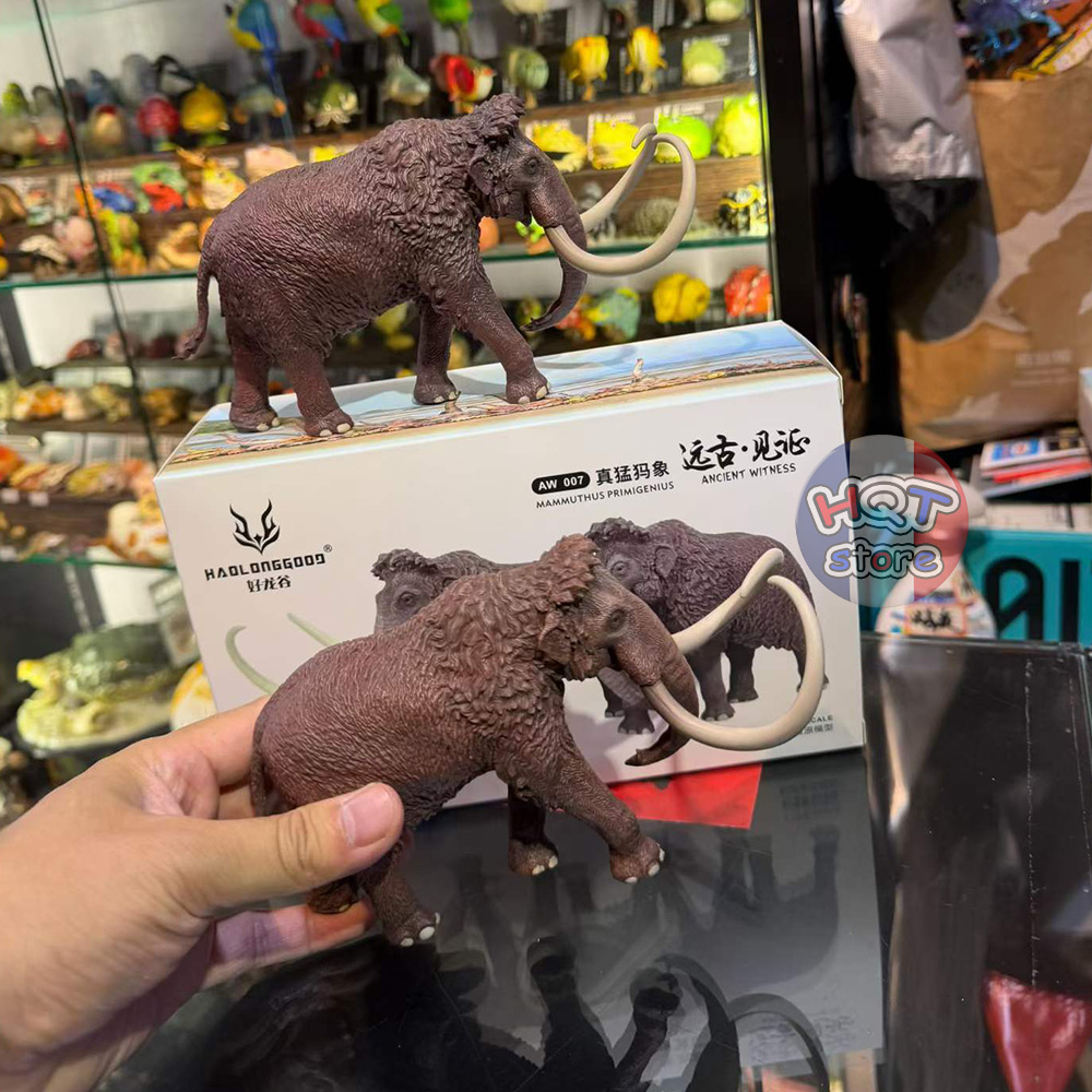 Mô hình Voi Ma Mút Mammuthus Haolonggood AW 007 tỉ lệ 1/35 (Mammoth)