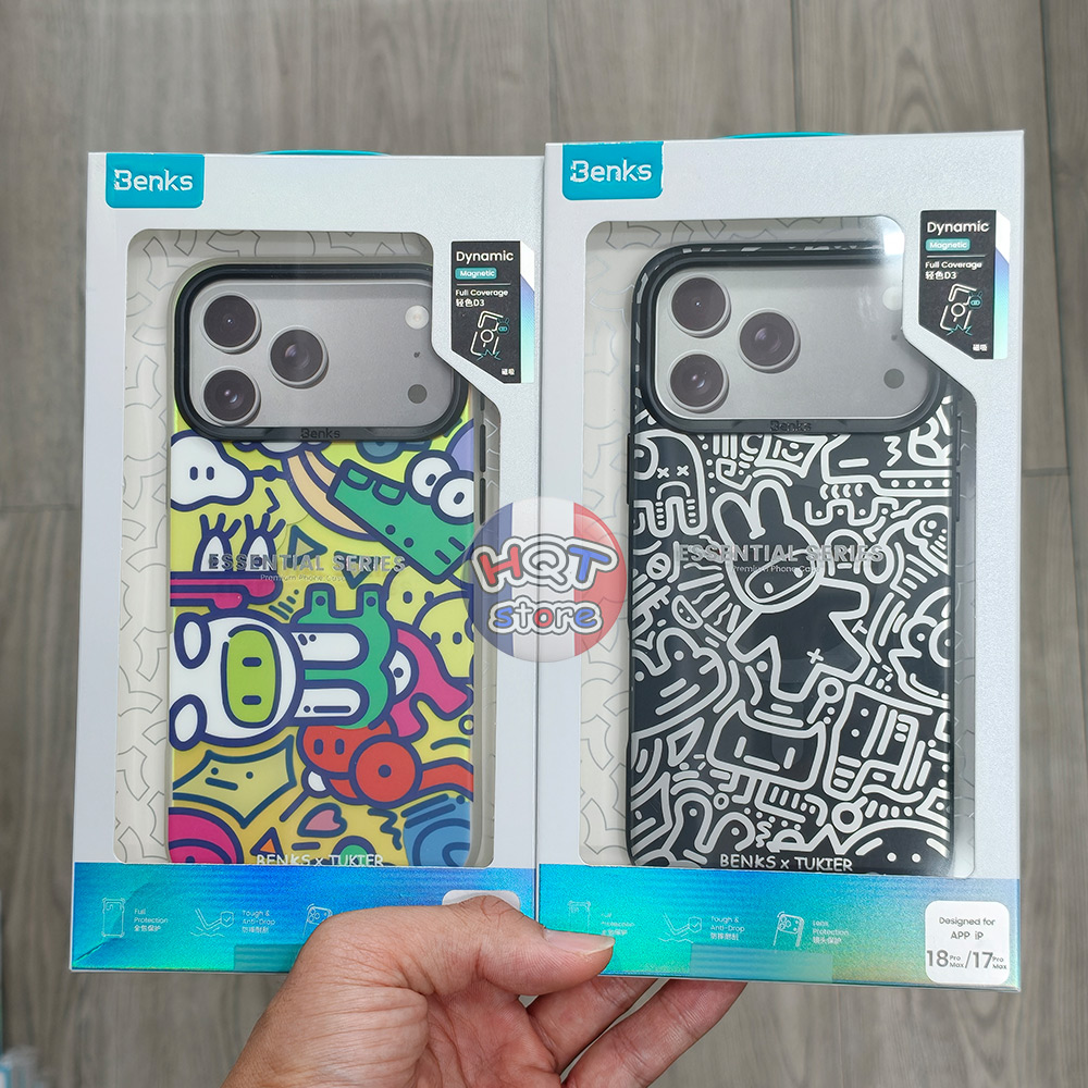 Ốp Benks x Tukier Collab lllustration iPhone 18 Pro Max / Pro / 17