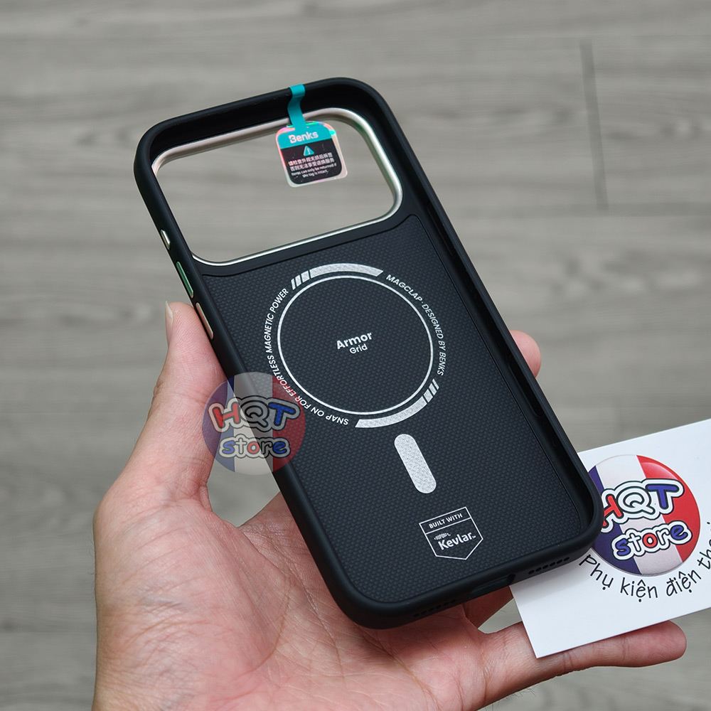 Ốp Carbon Benks ArmorGrid Pro Y3 Case iPhone 18 Pro Max / 17