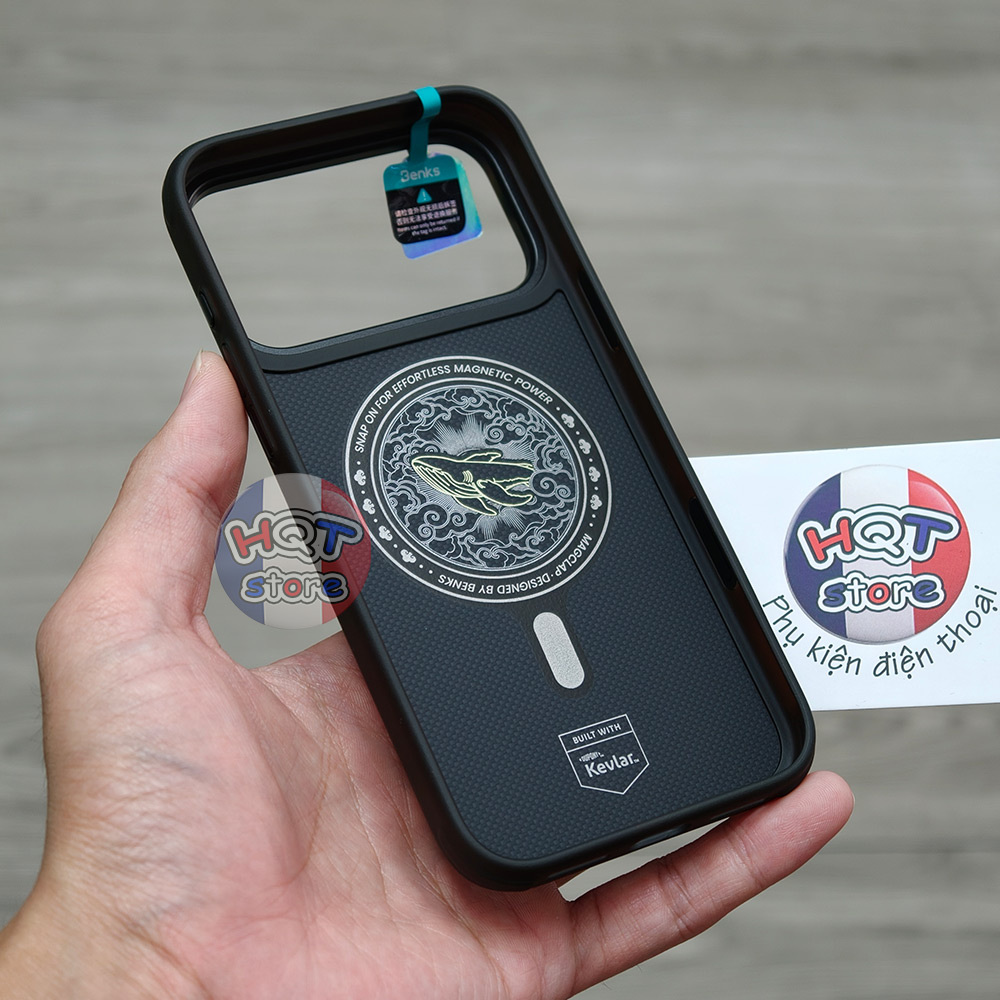 Ốp carbon Benks ArmorLite S9 Case iPhone 18 Pro Max / 17 Pro Max