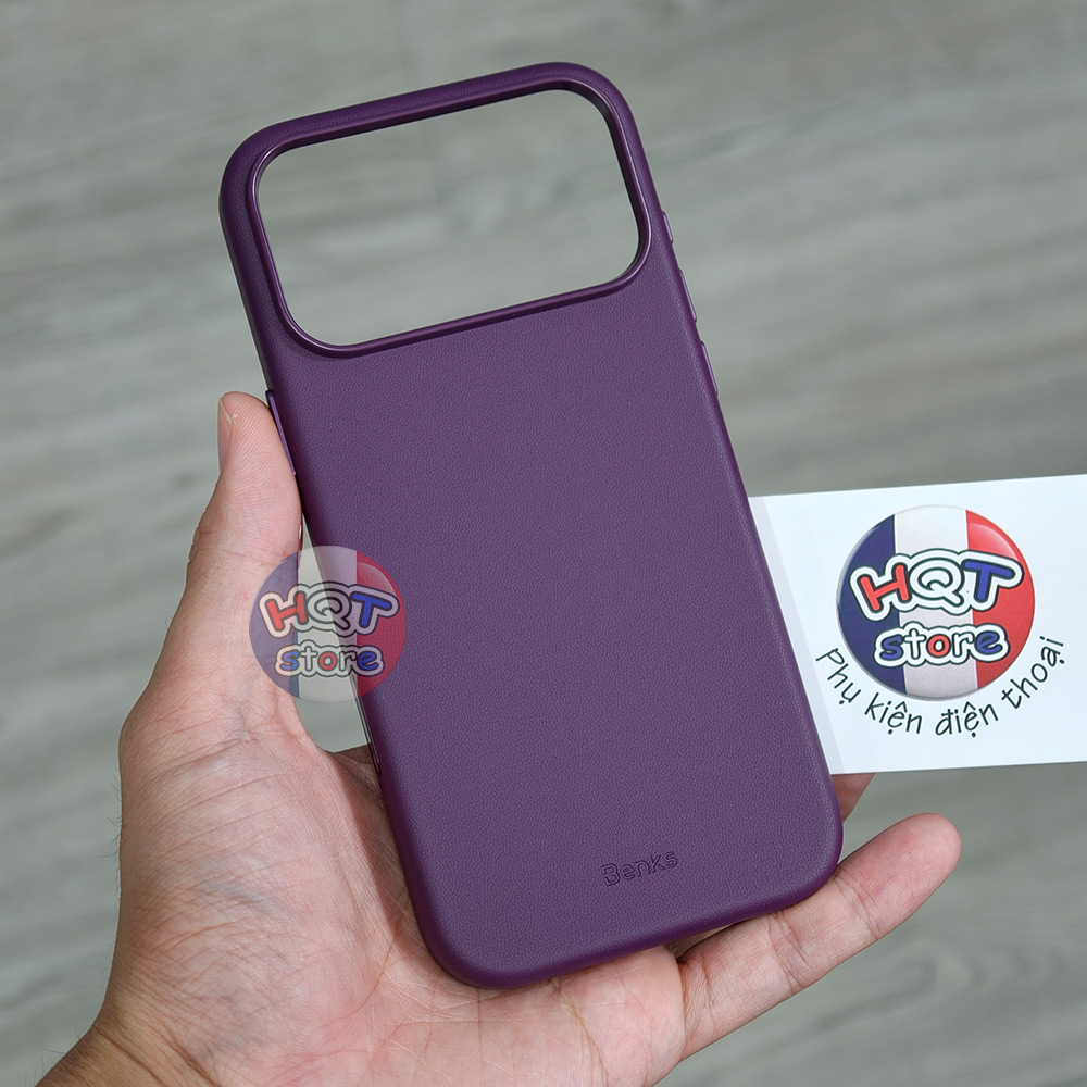 Ốp da Benks VitaPro Leather Case iPhone 18 Pro Max / 17 Series