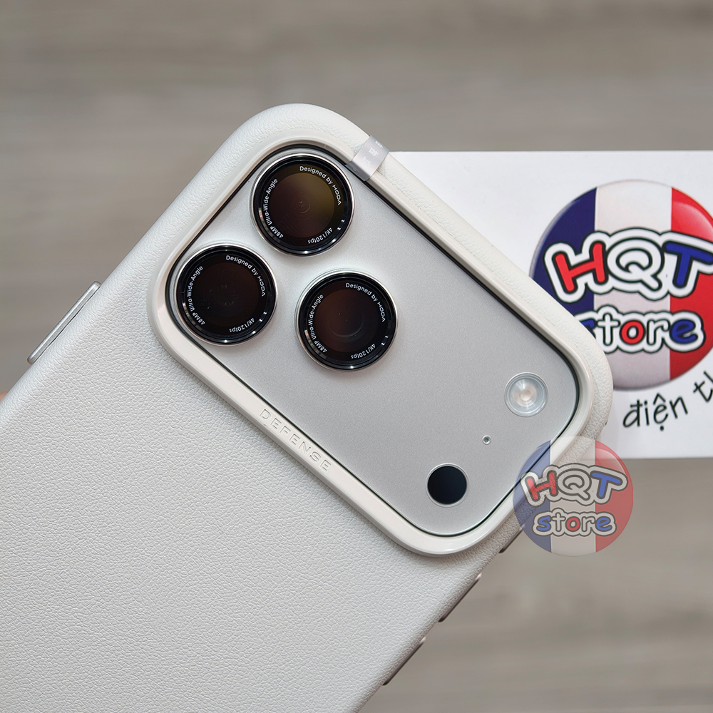 Ốp da Defense Zero-G Air Leather Case iPhone 18 Pro Max / 17