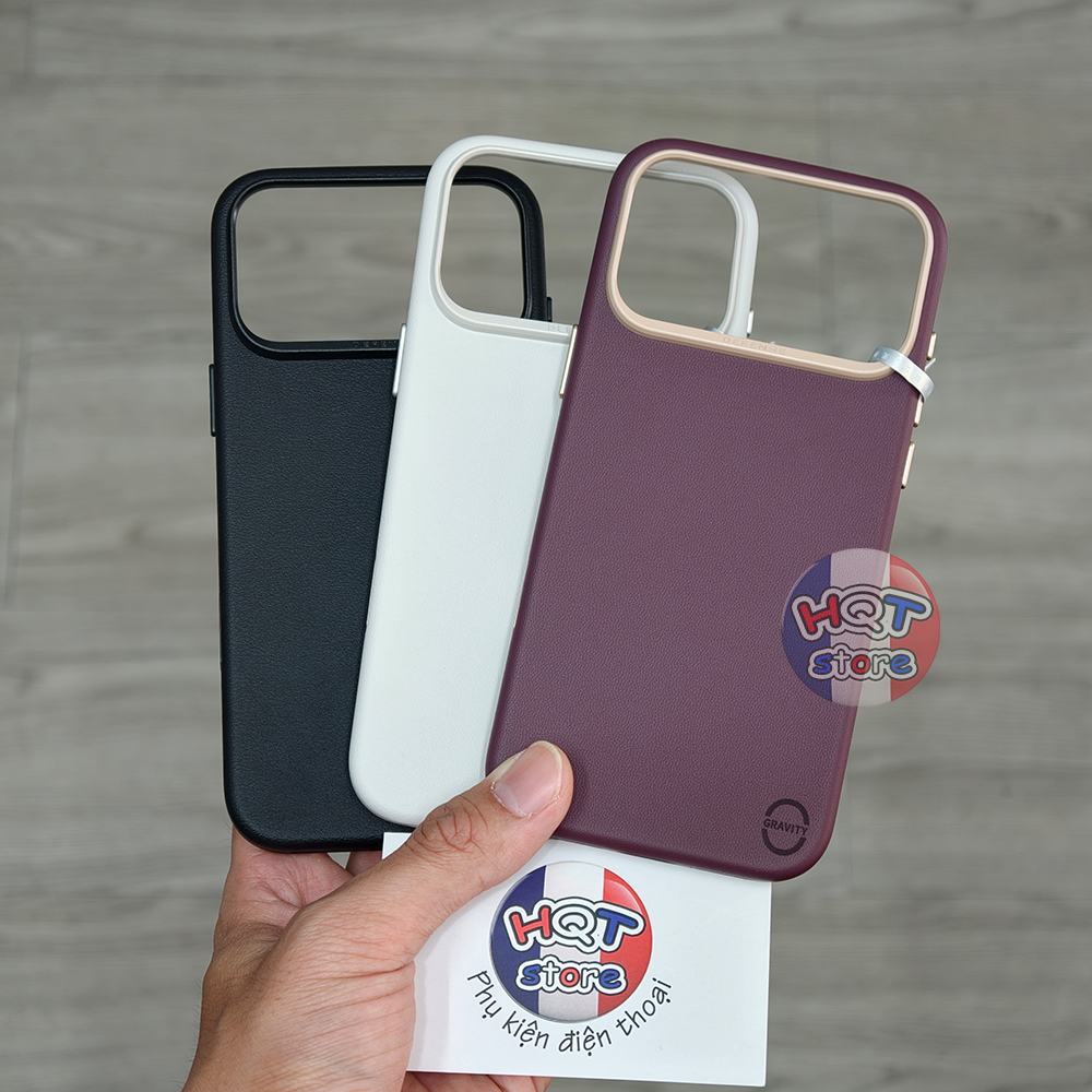 Ốp da Defense Zero-G Air Leather Case iPhone 18 Pro Max / 17