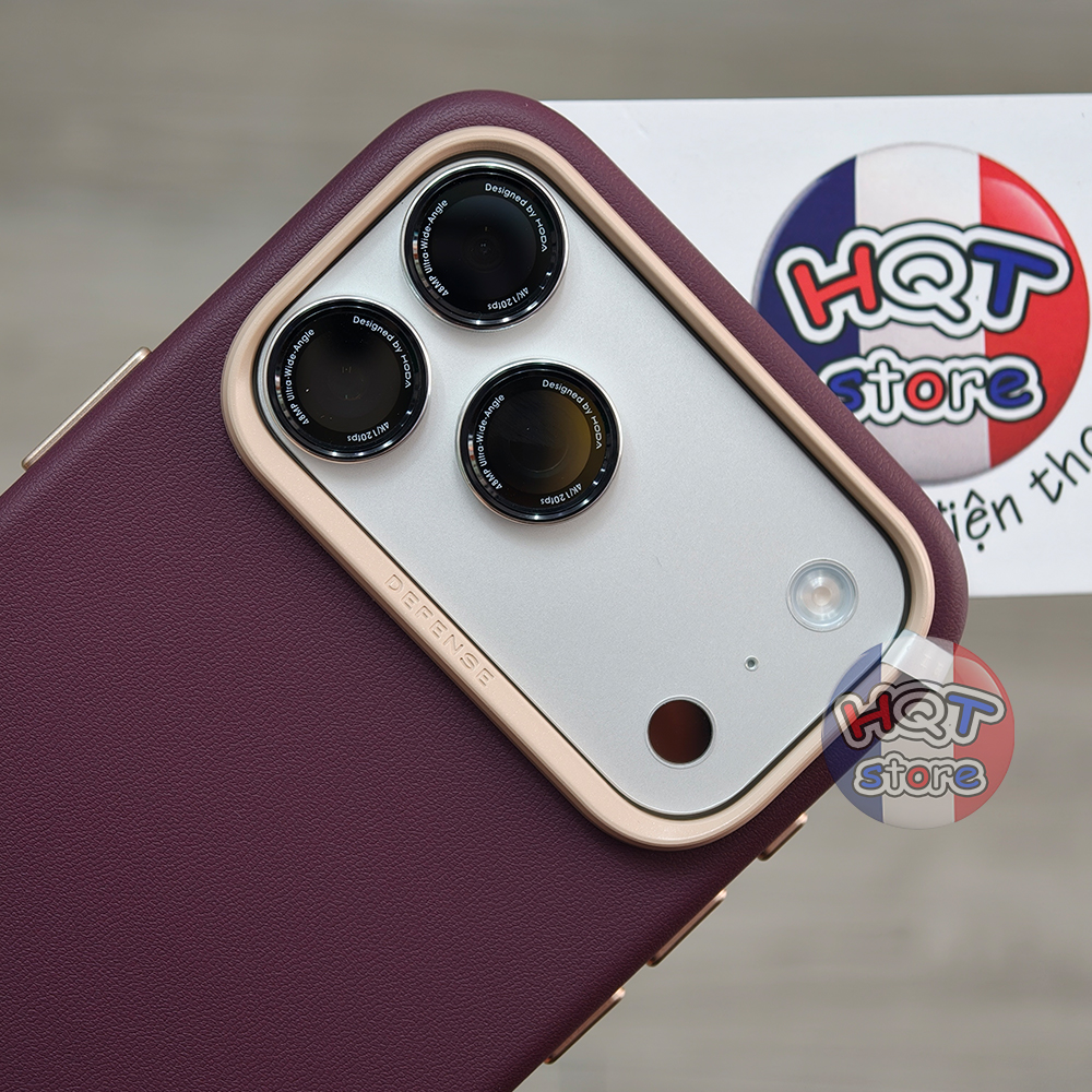 Ốp da Defense Zero-G Air Leather Case iPhone 18 Pro Max / 17