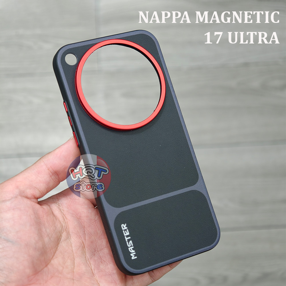 Ốp Fun Gear Nappa Magnetic Xiaomi 17 Ultra xoay camera