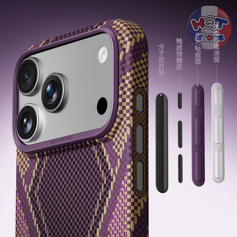 Ốp lưng Aramid Defense Skin Scepter cho iPhone 18 Pro Max / 17