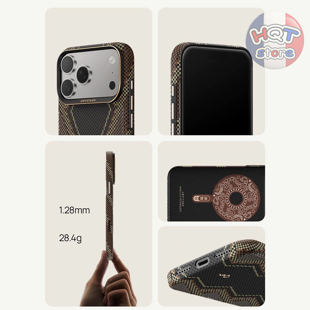Ốp lưng Aramid Defense Snake Scepter cho iPhone 17 Pro Max / 17 Pro