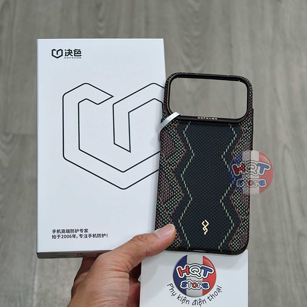 Ốp lưng Aramid Defense Snake Scepter cho iPhone 17 Pro Max / 17 Pro