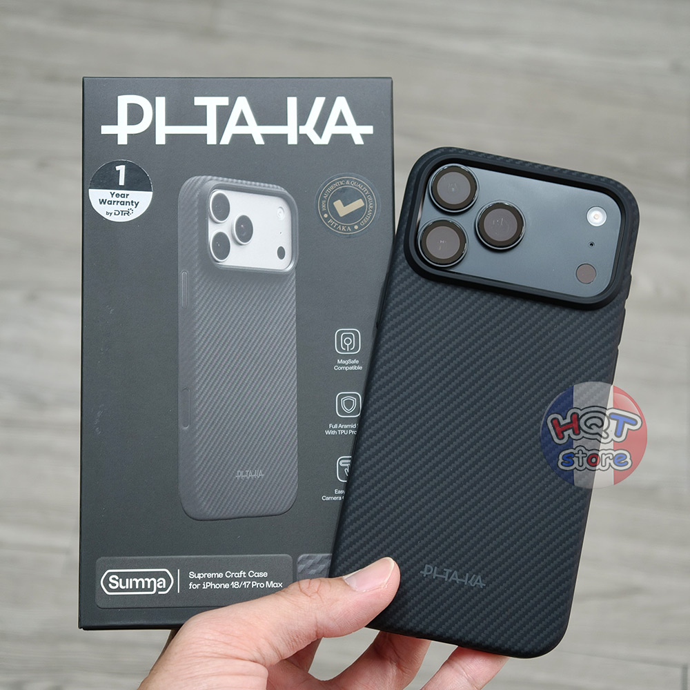 Ốp lưng Aramid PITAKA Summa Case cho IPhone 18 Pro Max / 17