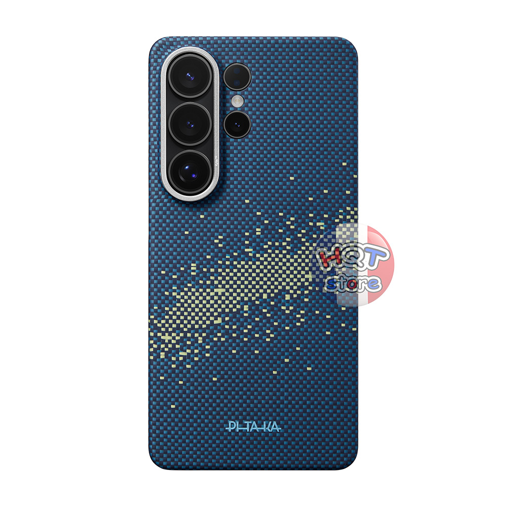 Ốp Lưng Carbon PITAKA Edge Case (Aaron Button) Samsung S26 Ultra