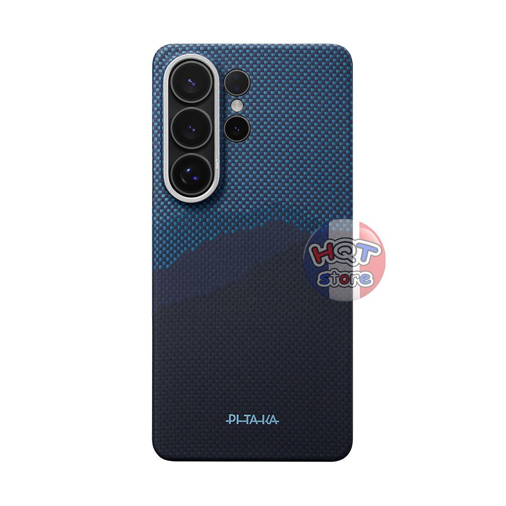 Ốp Lưng Carbon PITAKA Edge Case (Aaron Button) Samsung S26 Ultra