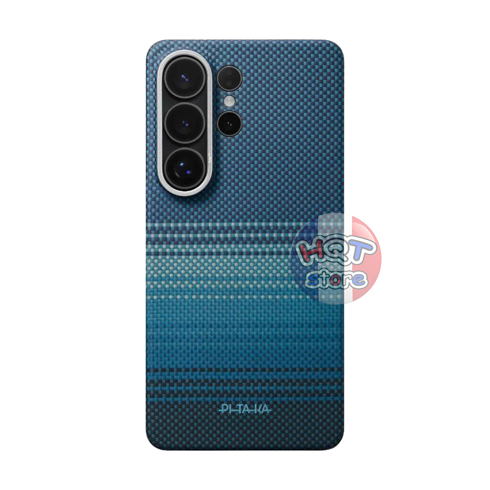Ốp Lưng Carbon PITAKA Edge Case (Aaron Button) Samsung S26 Ultra