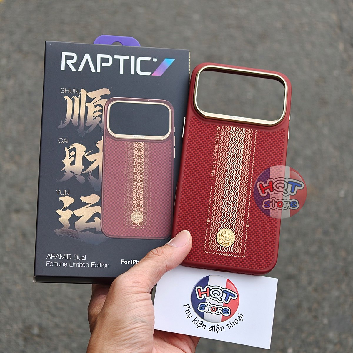 Ốp lưng full Raptic Aramid Dual Fortune Case IPhone 17 Pro Max / 17Pro