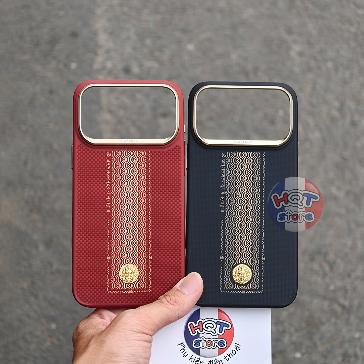 Ốp lưng full Raptic Aramid Dual Fortune Case IPhone 17 Pro Max / 17Pro