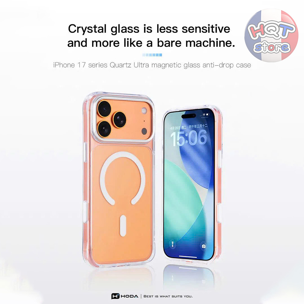 Ốp lưng HODA Crystal Ultra Case IPhone 18 Pro Max / 18 Pro / 17