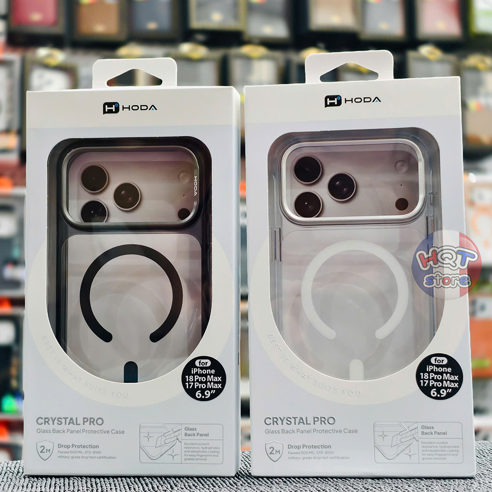 Ốp lưng HODA Crystal Ultra Case IPhone 18 Pro Max / 18 Pro / 17