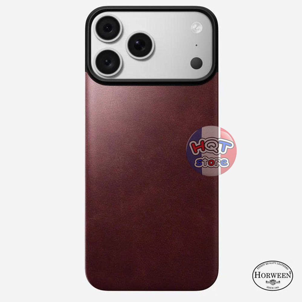 Ốp lưng Nomad Mag Leather Back cho IPhone 18 Pro Max / 17