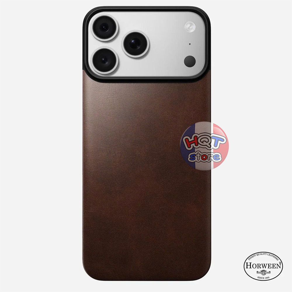 Ốp lưng Nomad Mag Leather Back cho IPhone 18 Pro Max / 17