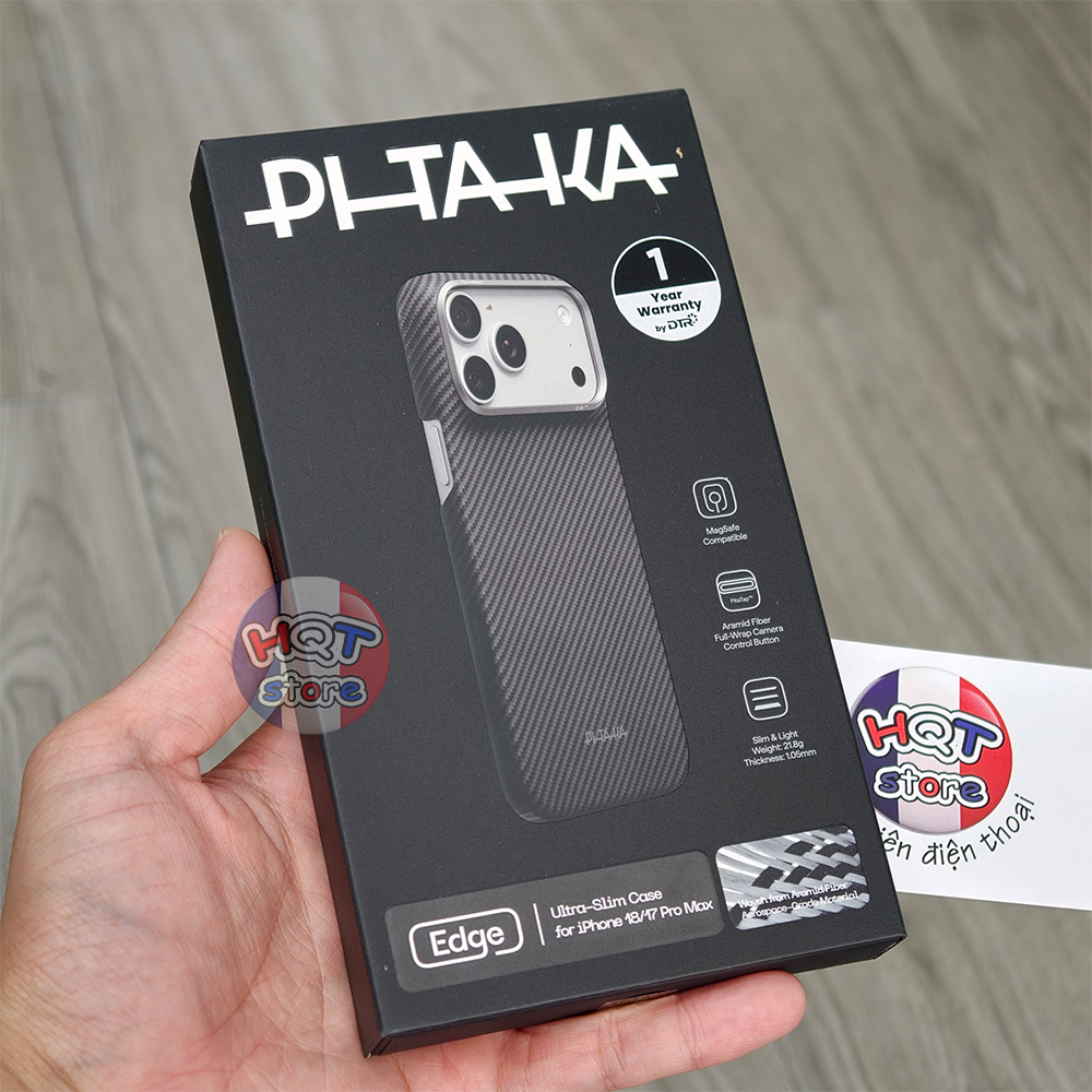 Ốp lưng PITAKA Edge Case cho IPhone 18 Pro Max / 18 Pro / 17 Pro Max