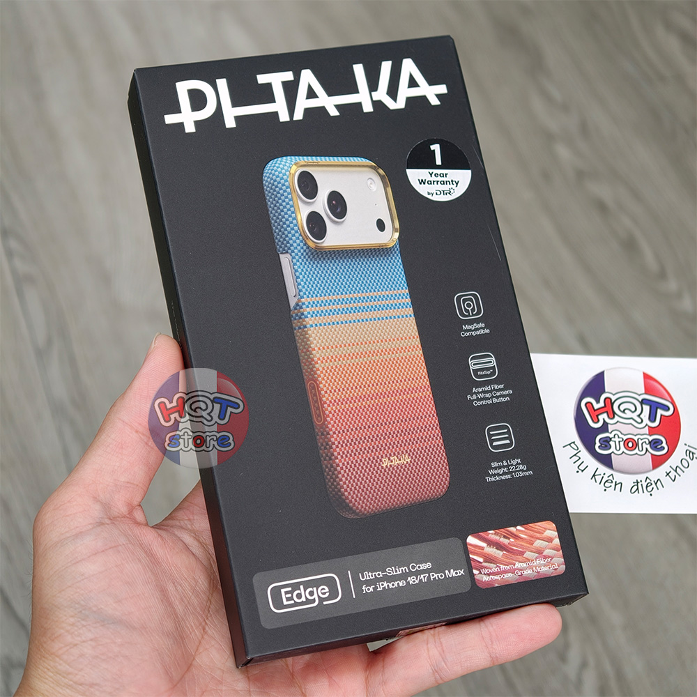 Ốp lưng PITAKA Edge Case cho IPhone 18 Pro Max / 18 Pro / 17 Pro Max