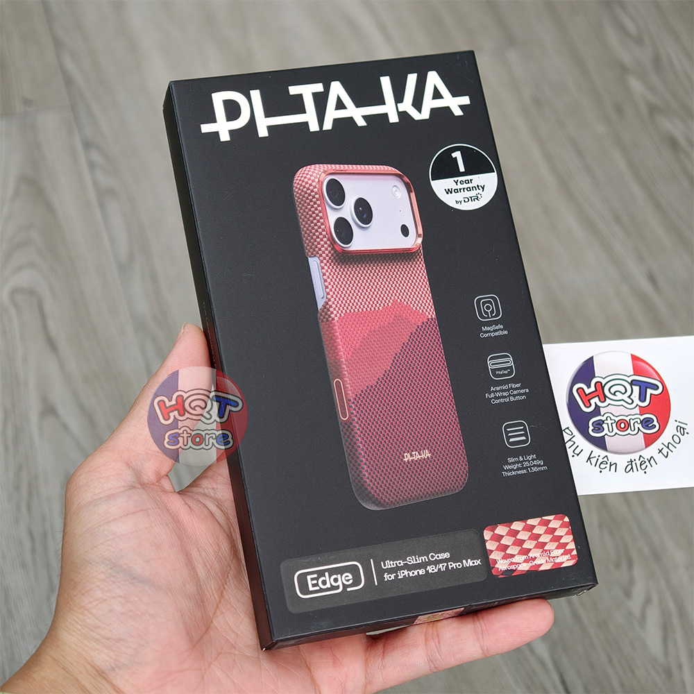 Ốp lưng PITAKA Edge Case cho IPhone 18 Pro Max / 18 Pro / 17 Pro Max