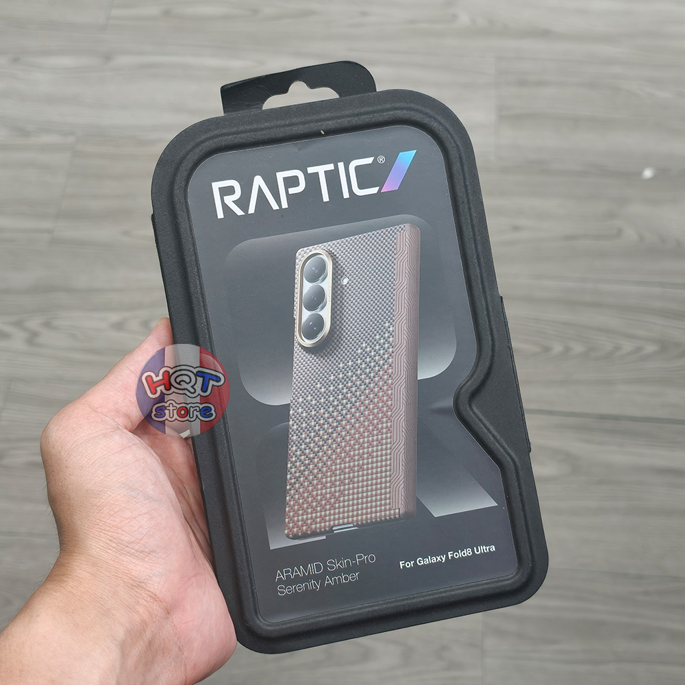 Ốp lưng Raptic Serenity Aramid cho Galaxy Z Fold 8 Ultra / Fold 8