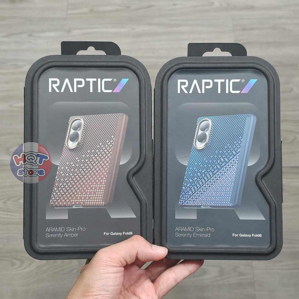 Ốp lưng Raptic Serenity Aramid cho Galaxy Z Fold 8 Ultra / Fold 8