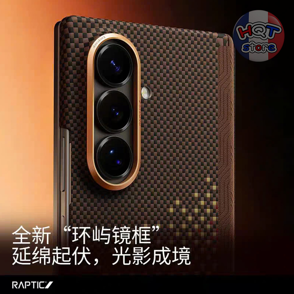 Ốp lưng Raptic Serenity Aramid cho Galaxy Z Fold 8 Ultra / Fold 8