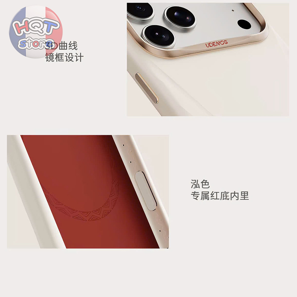 Ốp lưng silicon UDEMOS Wing Case cho iPhone 18 Pro Max / 17