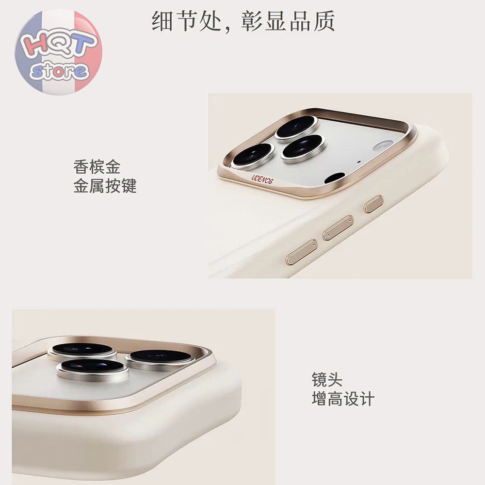 Ốp lưng silicon UDEMOS Wing Case cho iPhone 18 Pro Max / 17