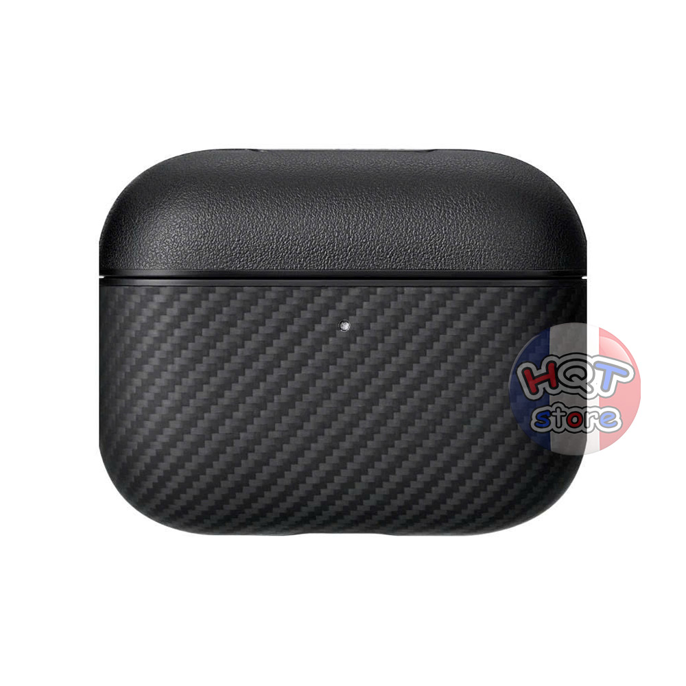 Ốp lưng sợi carbon PITAKA Aramid Fiber Case cho Airpods Pro 3