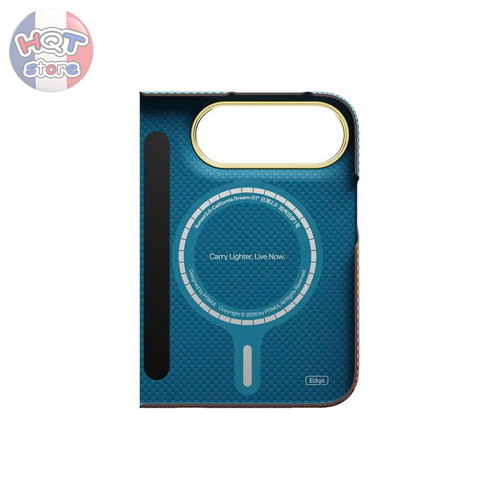 Ốp lưng sợi carbon PITAKA Edge Case iPhone Duo (Back Case)