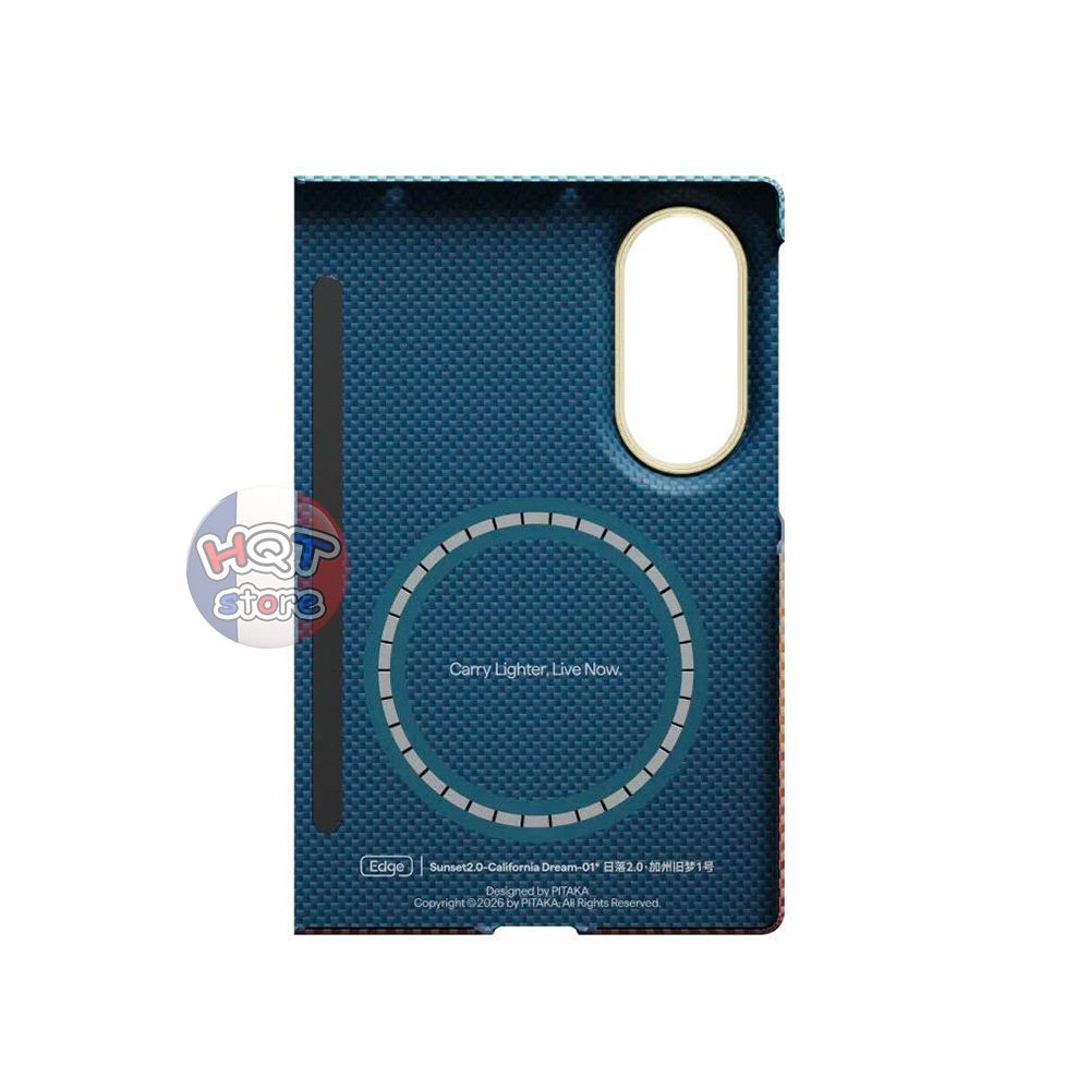 Ốp lưng sợi carbon PITAKA Edge Case Samsung Z Fold 8 (Back Case)
