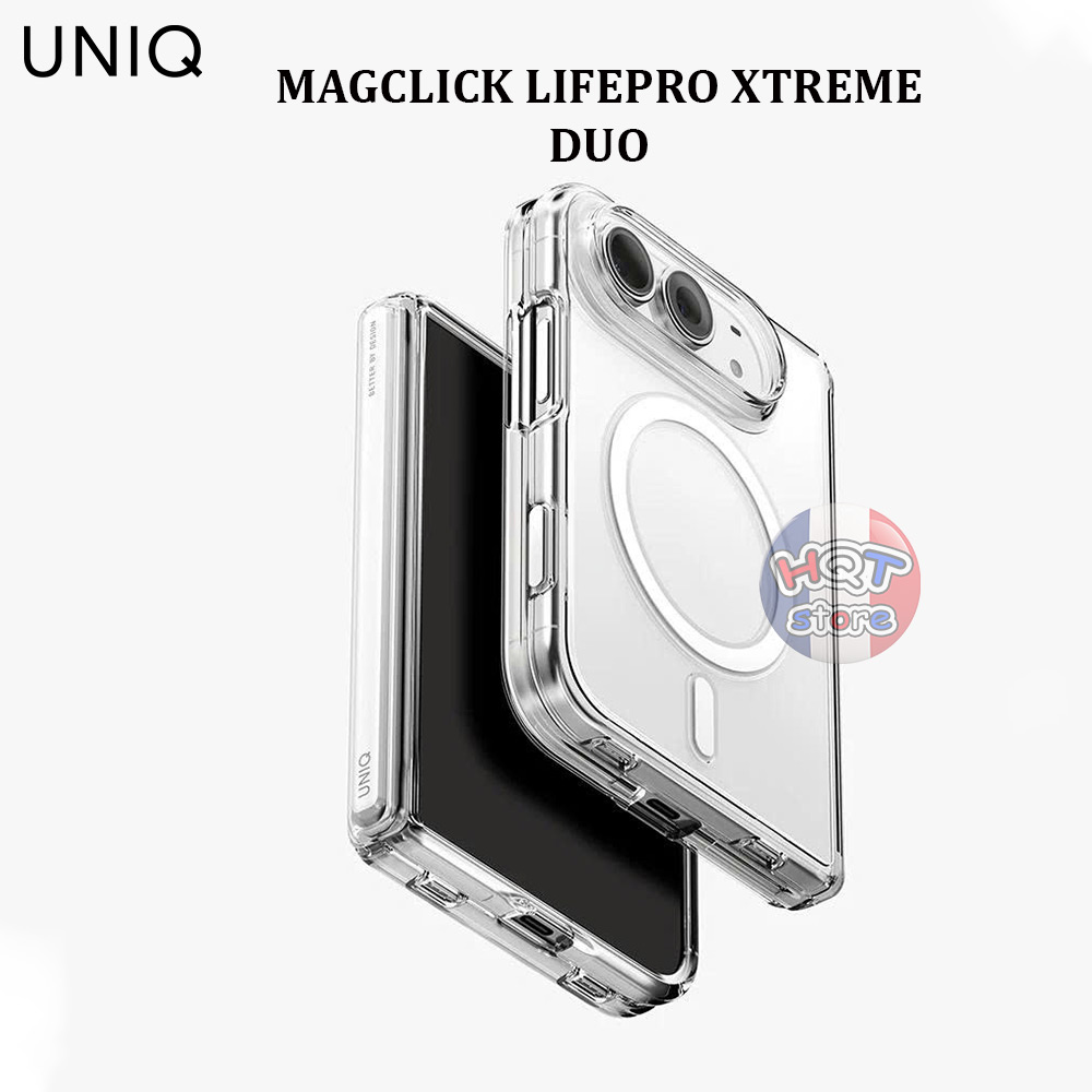 Ốp lưng UNIQ MagClick Charging LifePro Xtreme cho iPhone Duo