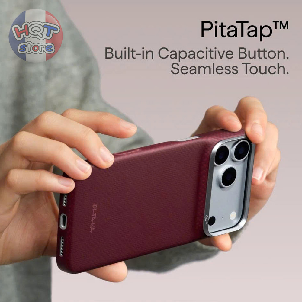 Ốp PITAKA Edge Case Argyle cho iPhone 18 Pro Max / Pro / 17
