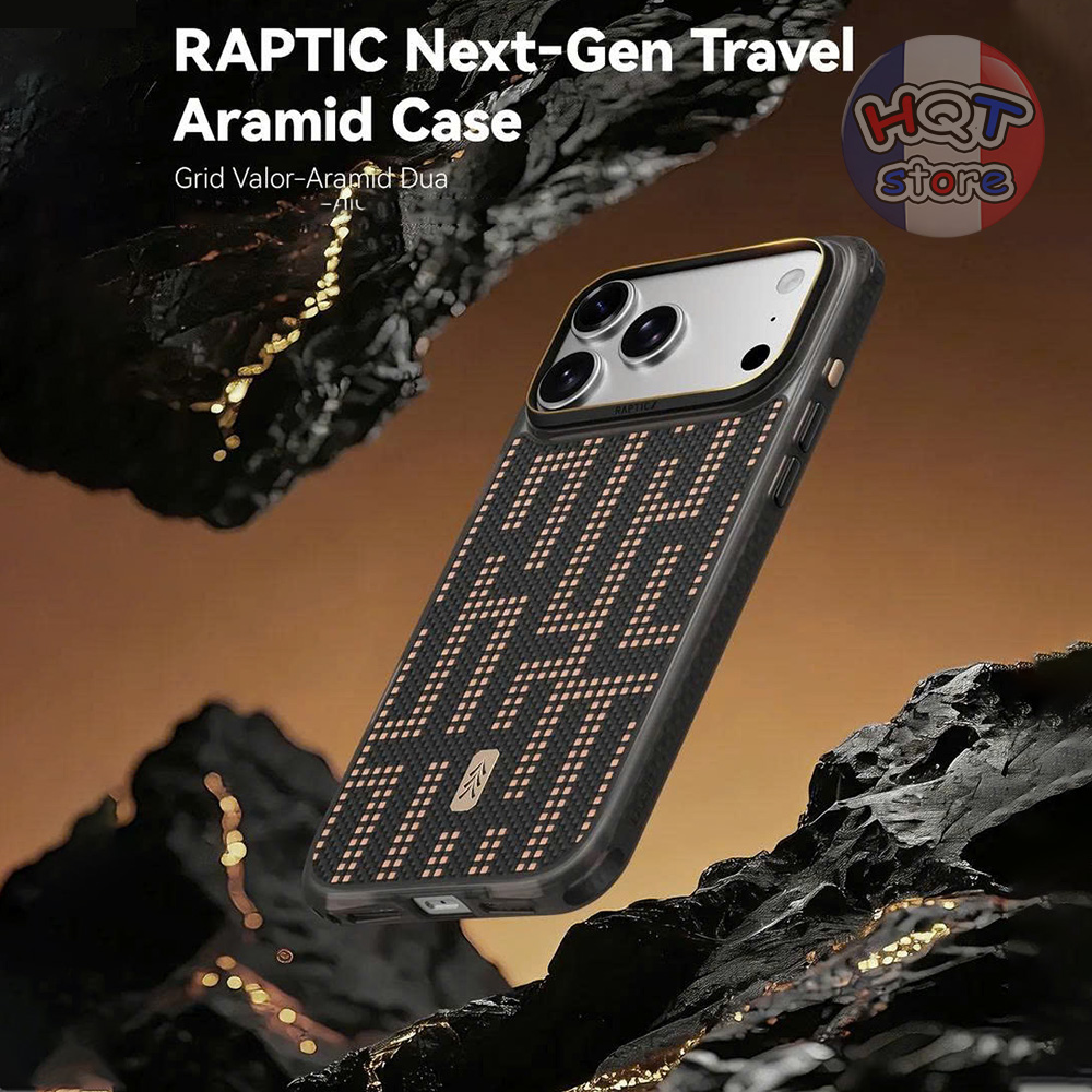 Ốp Raptic Aramid Dual Grid Valor iPhone 18 Pro Max / Pro / 17