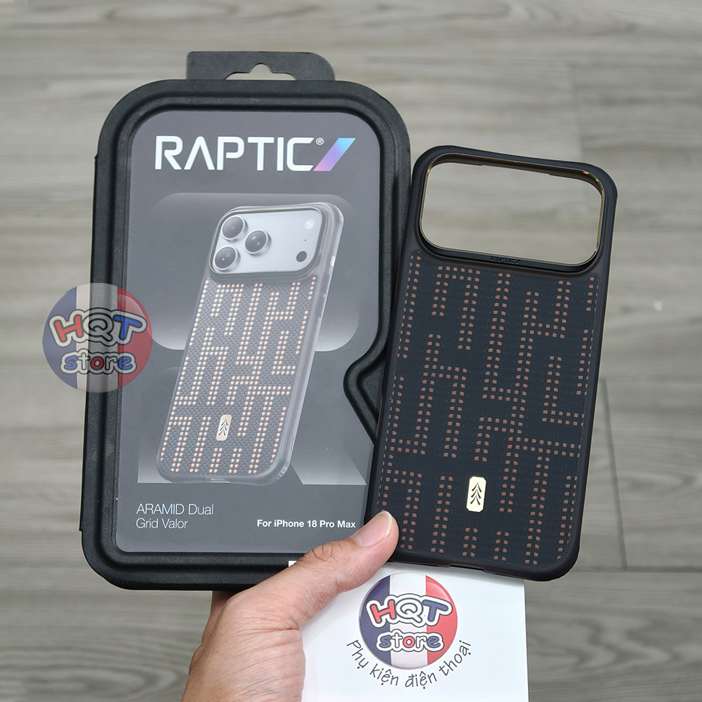 Ốp Raptic Aramid Dual Grid Valor iPhone 18 Pro Max / Pro / 17