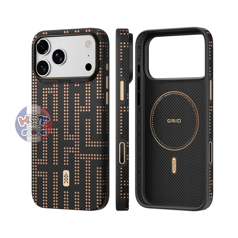 Ốp Raptic Aramid Ultra Grid Valor iPhone 18 Pro Max / Pro / 17