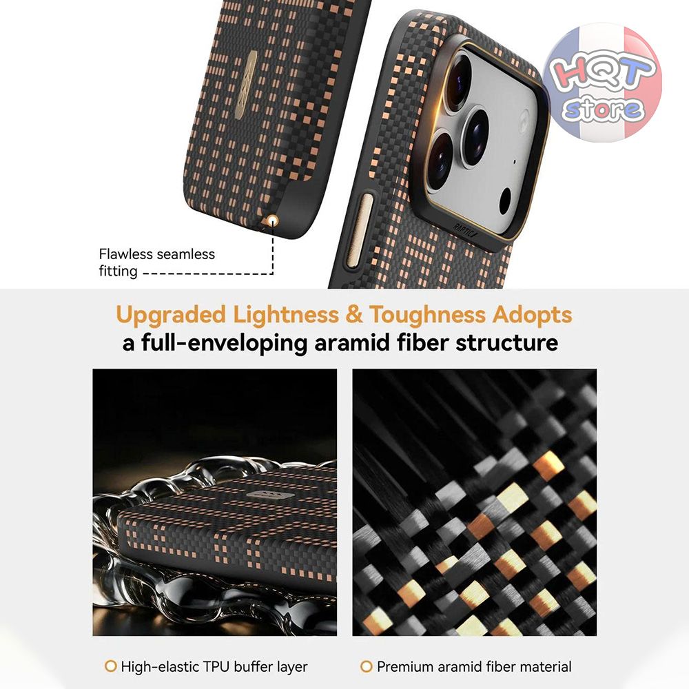 Ốp Raptic Aramid Ultra Grid Valor iPhone 18 Pro Max / Pro / 17