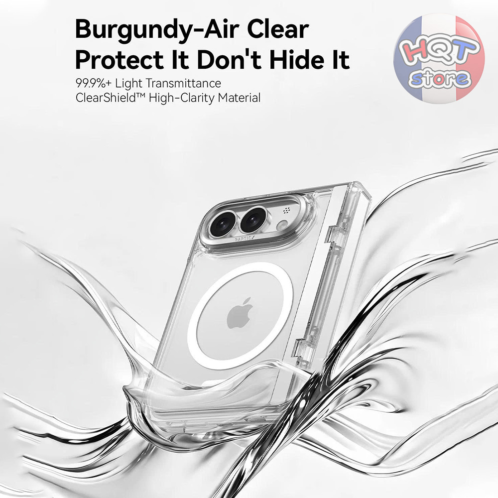 Ốp Raptic Crystal Clear Case iPhone Duo Trong Suốt Magsafe