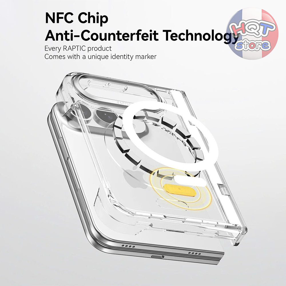 Ốp Raptic Crystal Clear Case iPhone Duo Trong Suốt Magsafe