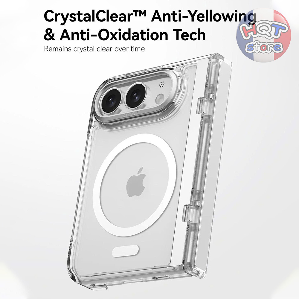 Ốp Raptic Crystal Clear Case iPhone Duo Trong Suốt Magsafe
