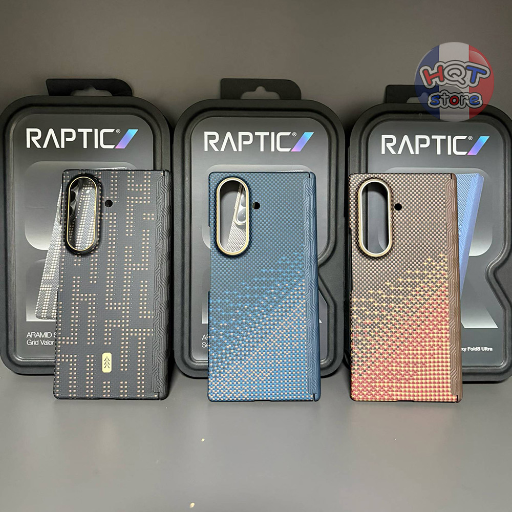 Ốp sợi Aramid Raptic Skin-Grid Valor Samsung Z Fold 8 Ultra / 8