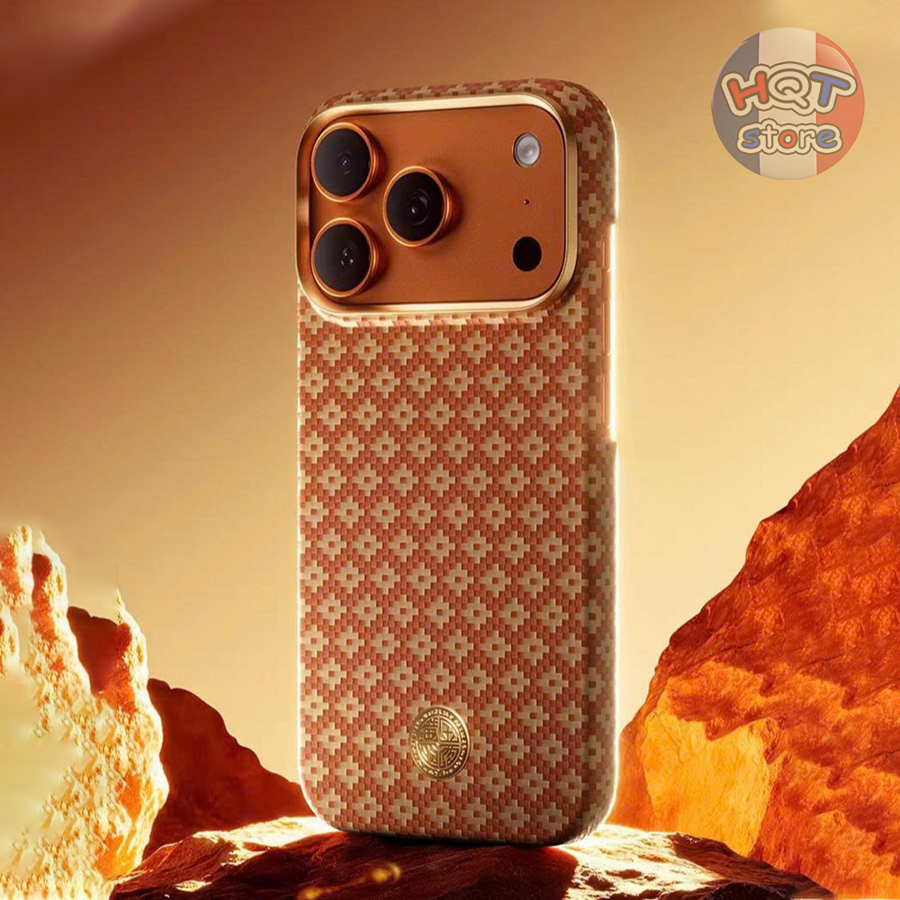 Ốp Sợi Kevlar Benks Fortune Orange iPhone 17 Pro Max / 17 Pro