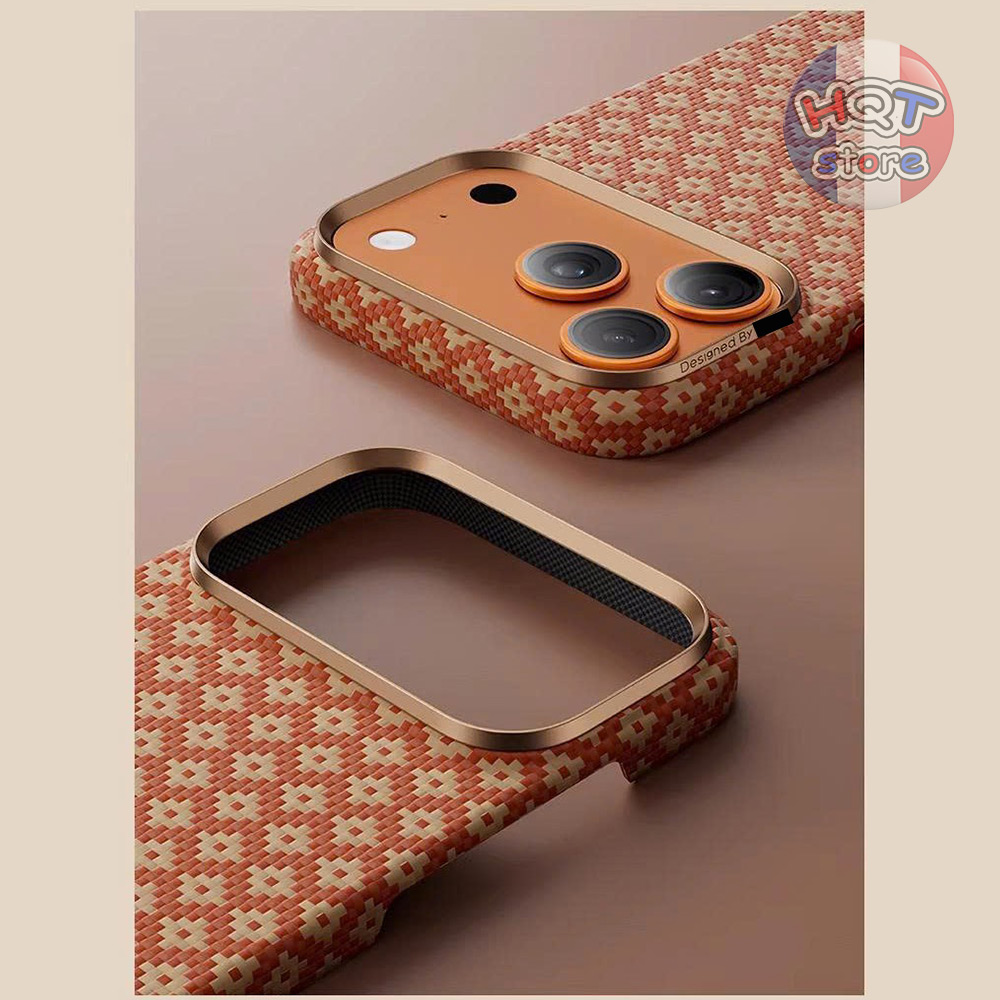 Ốp Sợi Kevlar Benks Fortune Orange iPhone 17 Pro Max / 17 Pro